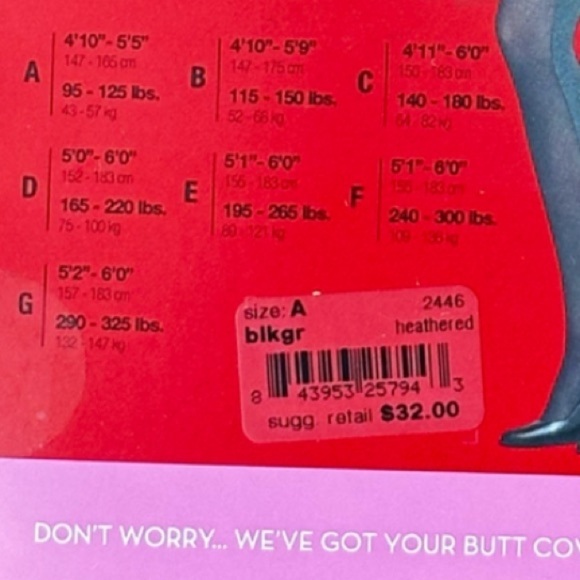 NEW SPANX Women's Heathered Contrast Tight-End-Tights in Black/Gray Size A - Picture 8 of 8